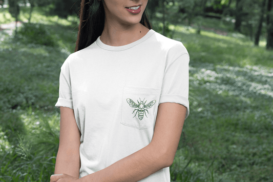 Honey Bee Unisex Pocket T-Shirt
