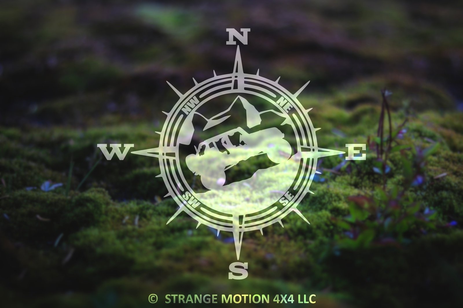Compass Vinyl Decal for Wrangler JKU | 105