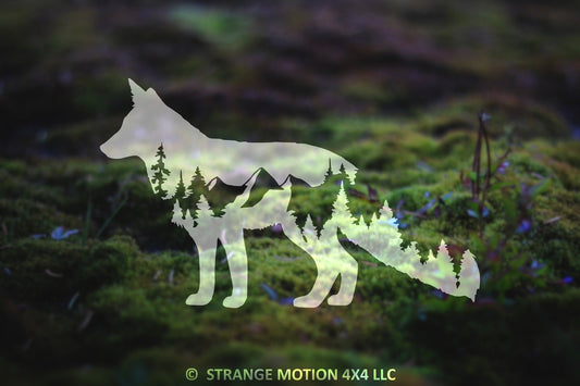 Mountain Fox Vinyl Decal | 69