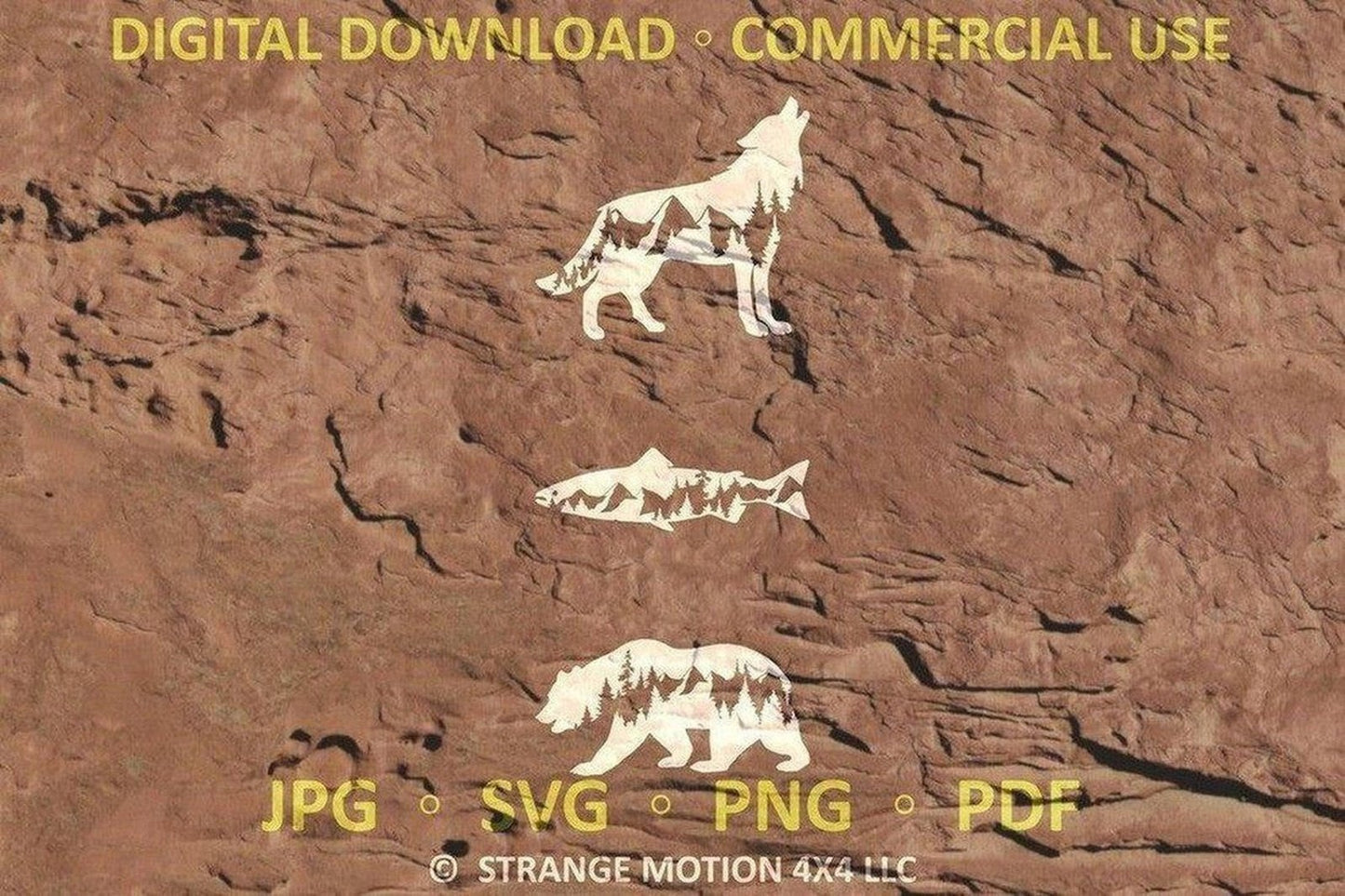 Mountain Animal File Pack - Commercial Use