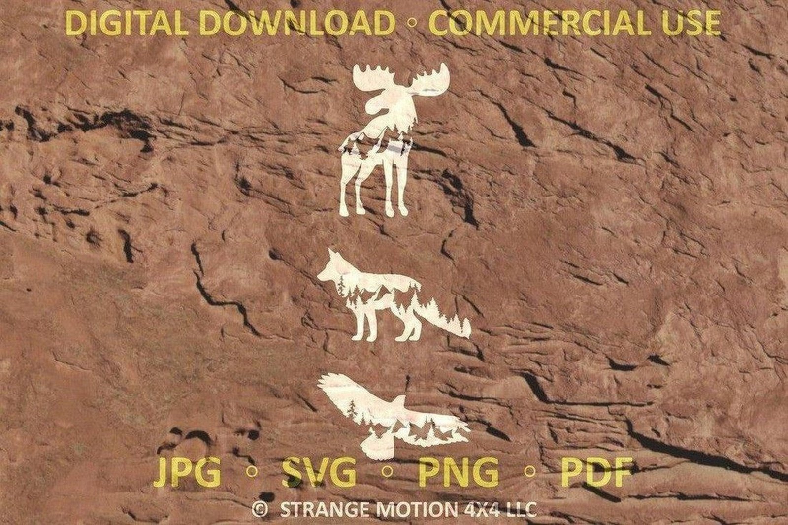 Mountain Animal File Pack - Commercial Use