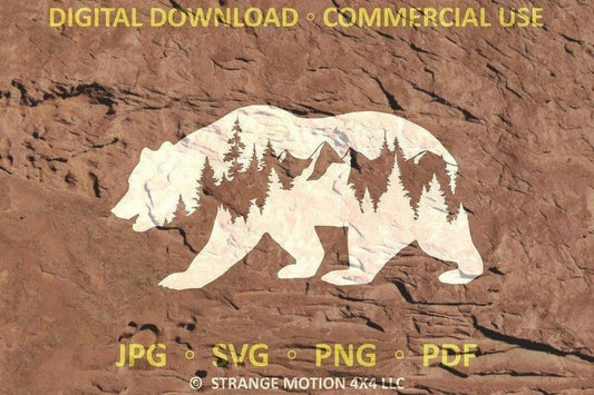 Mountain Bear File Pack - Commercial Use