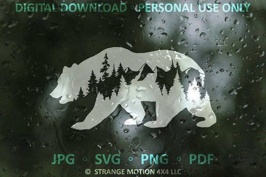 Mountain Bear File Pack - Personal Use