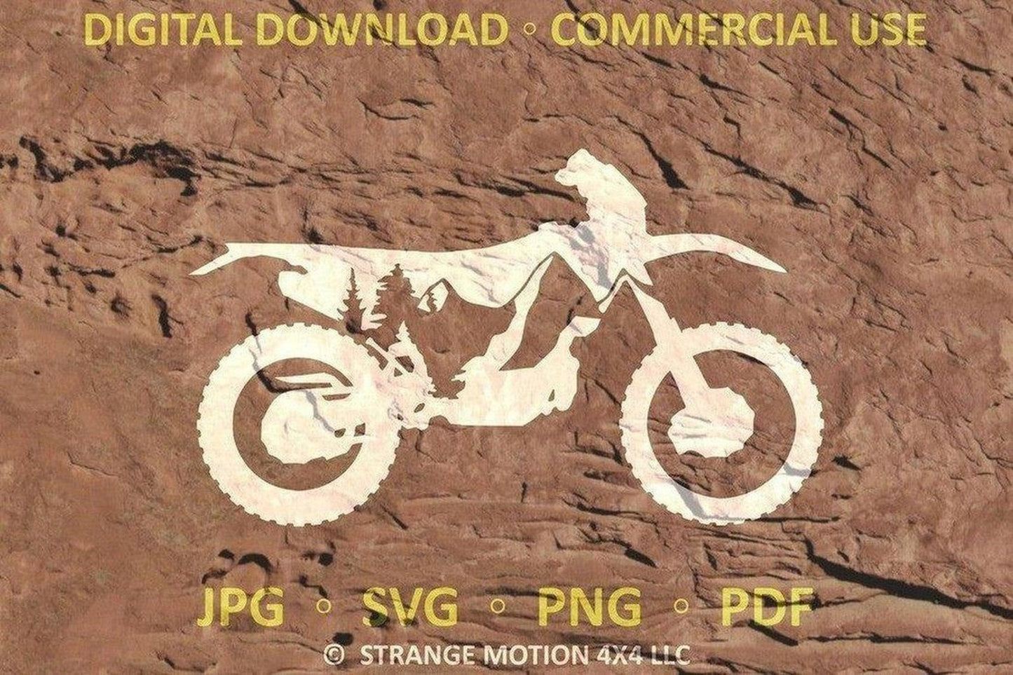 Mountain Dirt Bike File Pack - Commercial Use