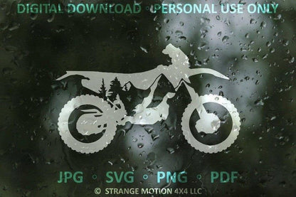 Mountain Dirt Bike File Pack - Personal Use