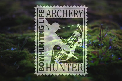 Bowhunting Life Rectangle Vinyl Decal - RE