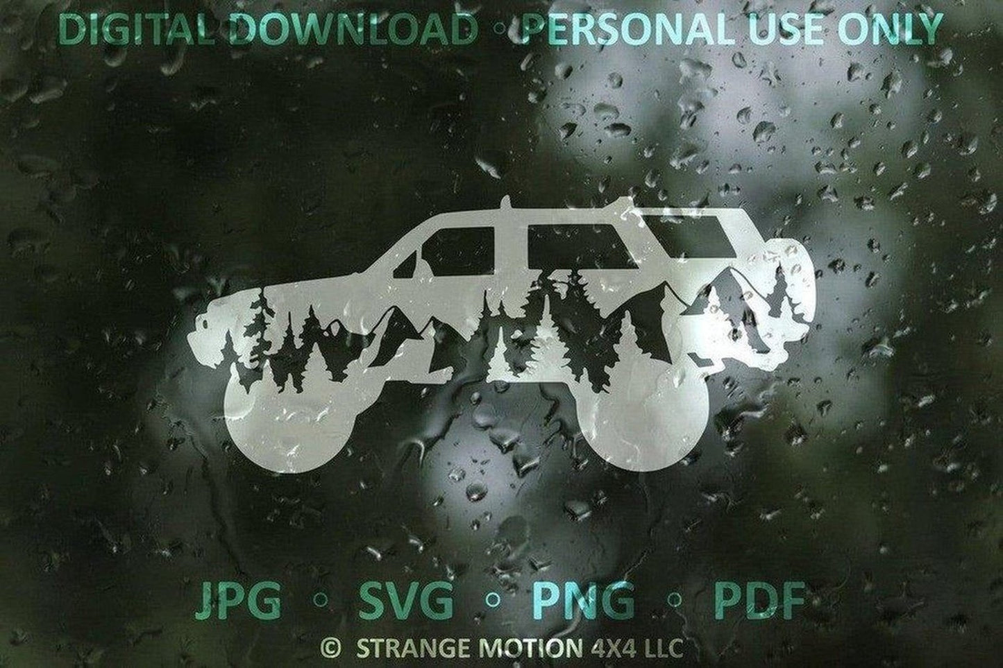 1st Gen Mountain File Pack for 4Runner - Personal Use