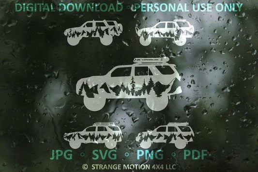 1st-5th Gen Mountain File Packs for 4Runner - Personal Use