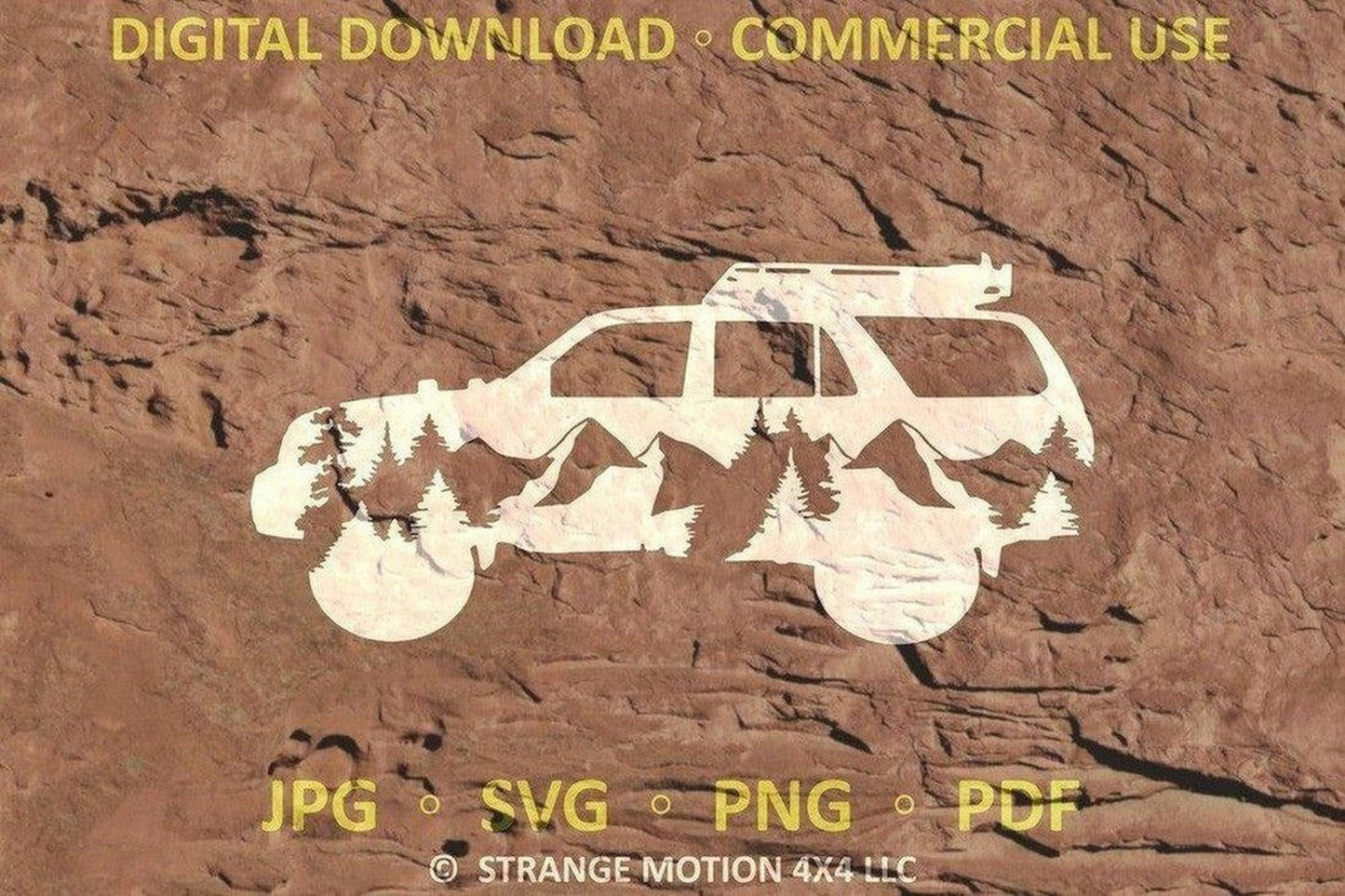 4th Gen Mountain File Pack for 4Runner - Commercial Use