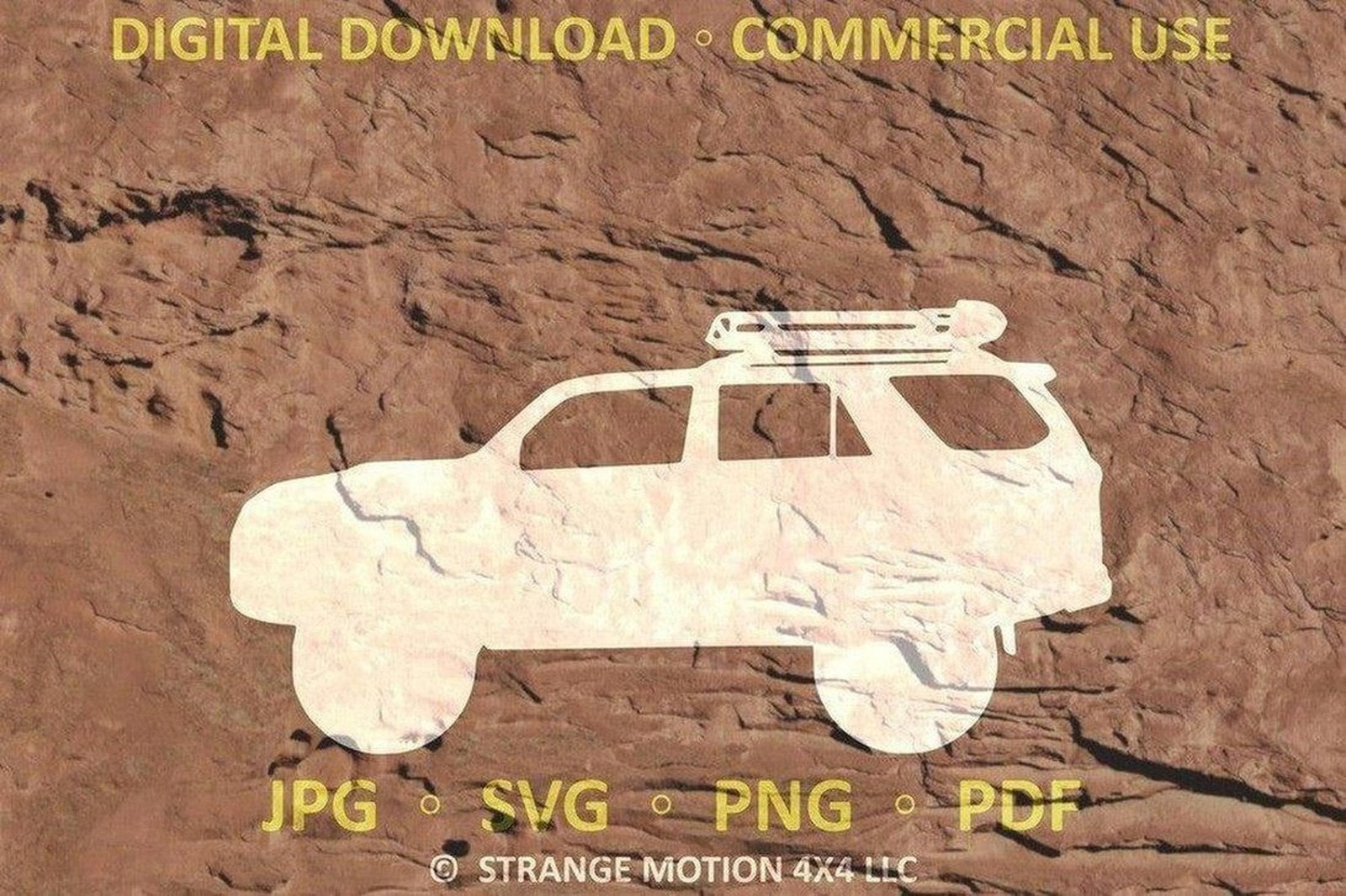 5th Gen Silhouette File Pack for 4Runner - Commercial Use